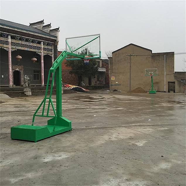 阳新大王镇大港村移动篮球架