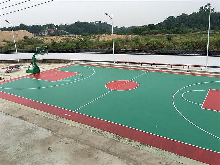 室外PSP地胶篮球场-黄州火车站经济开发区管理委员会